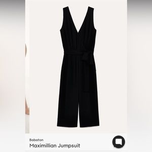 Aritzia Babaton Maximillian Jumpsuit Black XS